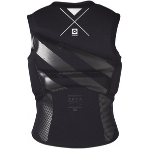 2019 Mystic Block Kite Impact Vest Front Zip BLACK 140295